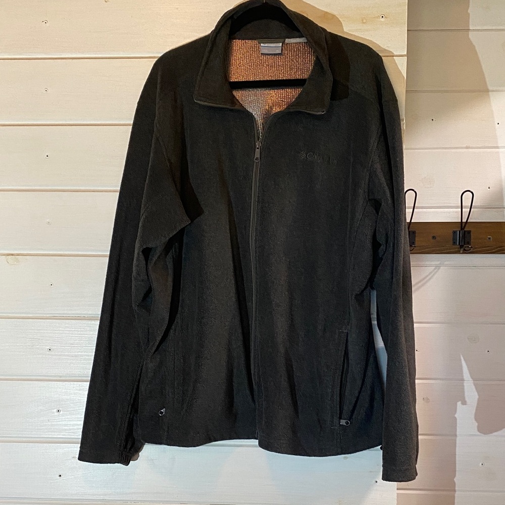Columbia Men's Black Zip-Up Sweater